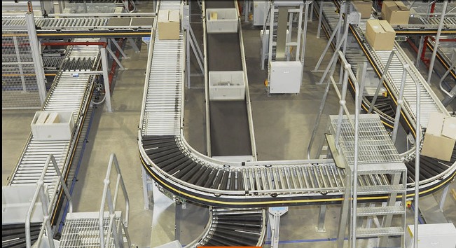 輥筒輸送線(xiàn)組合實(shí)體圖